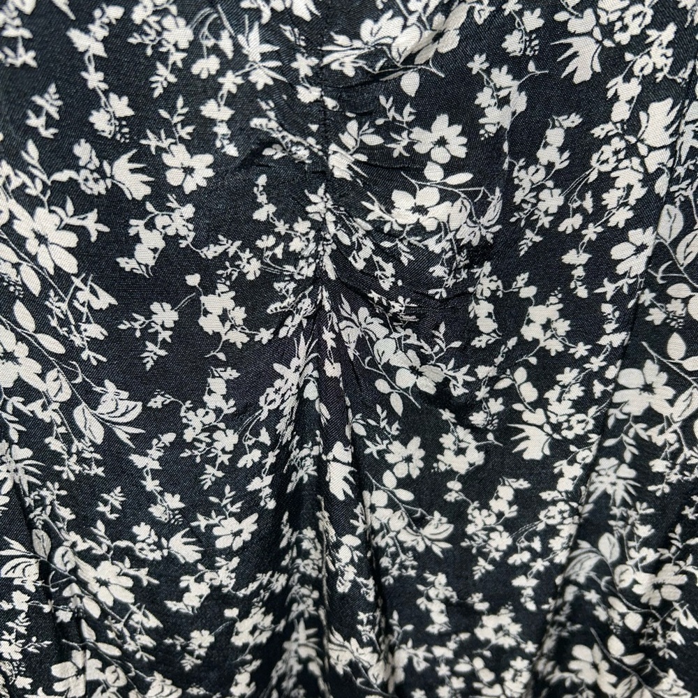 A New Day Black and Cream Floral Maxi Dress - Picture 6 of 14